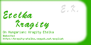 etelka kragity business card